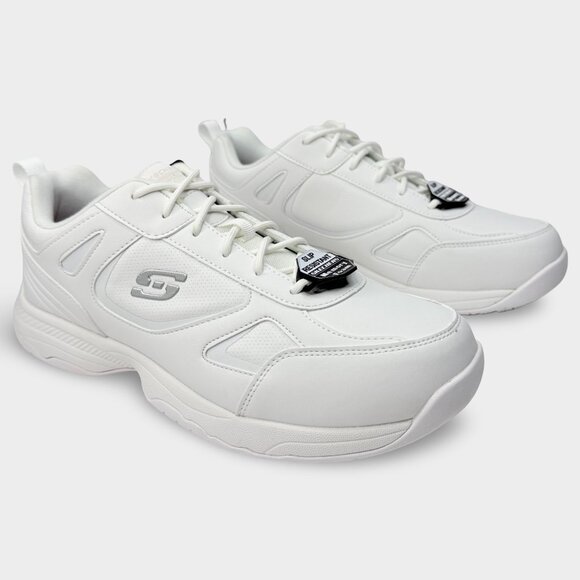 Skechers Other - Skechers Work Relaxed Fit Dighton SR Men's 10 White EH SRO Safety Shoes 77111